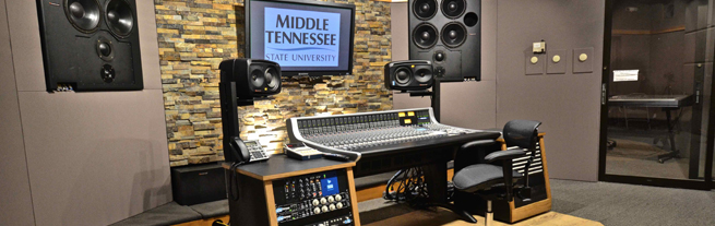 Custom Designed Studio: MTSU Studio C